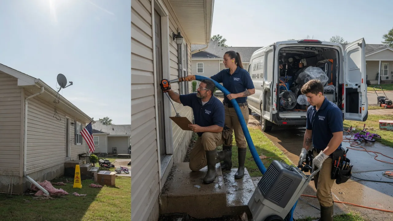 Ceiling Water Damage Restoration in Courtland, AL near me